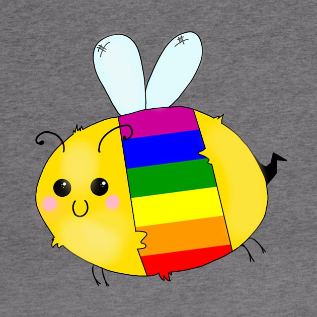 Pride Bees - Gay by Rendi_the_Graye